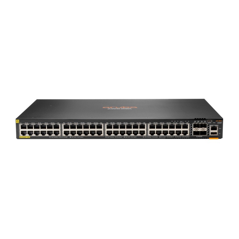 Aruba 6200F 48G Class4 PoE 4SFP+ 370W Switch - Switch - L3 - managed - 48 x 1...